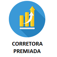 Icone com um grafico ascendente, demonstrando que a corretora é uma corretora premiada